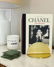 Load image into Gallery viewer, Round Brass Bookends