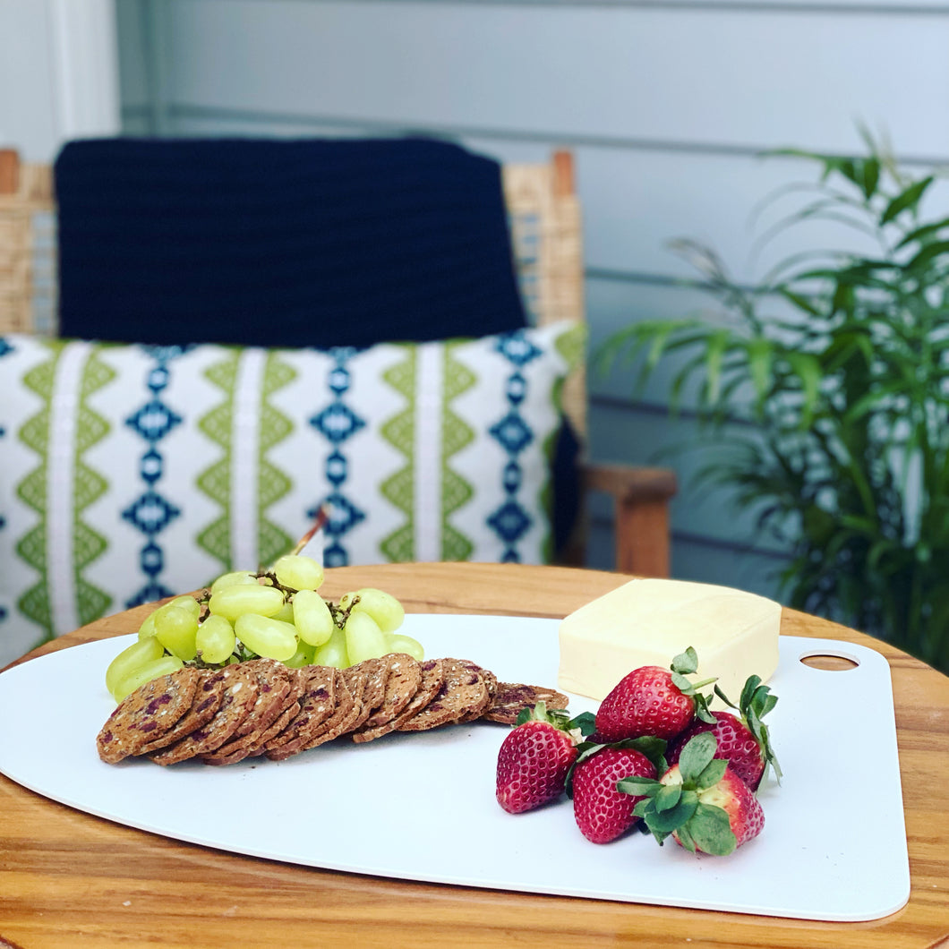 Large White Oval Platter